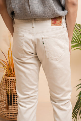 FOB Factory 5 Pocket Bedford Cord Trousers In Ivory