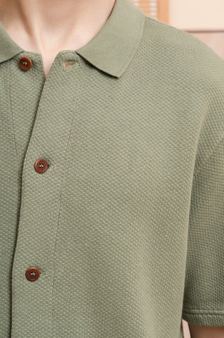 Olow Cheech Polo in Sage Green