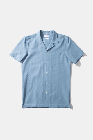 Edmmond Studios Artisan Shirt in Steel Blue