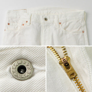 FOB Factory 5 Pocket Twill White Denim