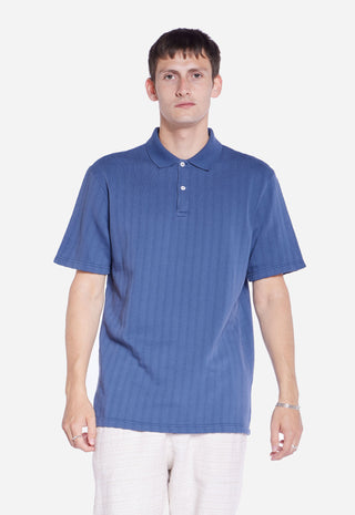 Olow Fez Polo in Cobalt Blue