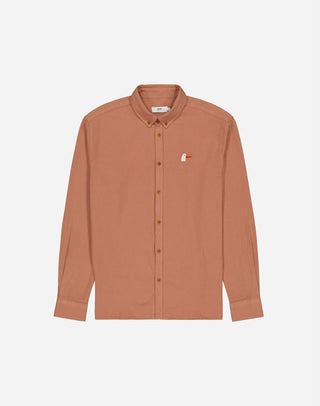 Olow Sienne Classico Goosy Shirt in Terracotta